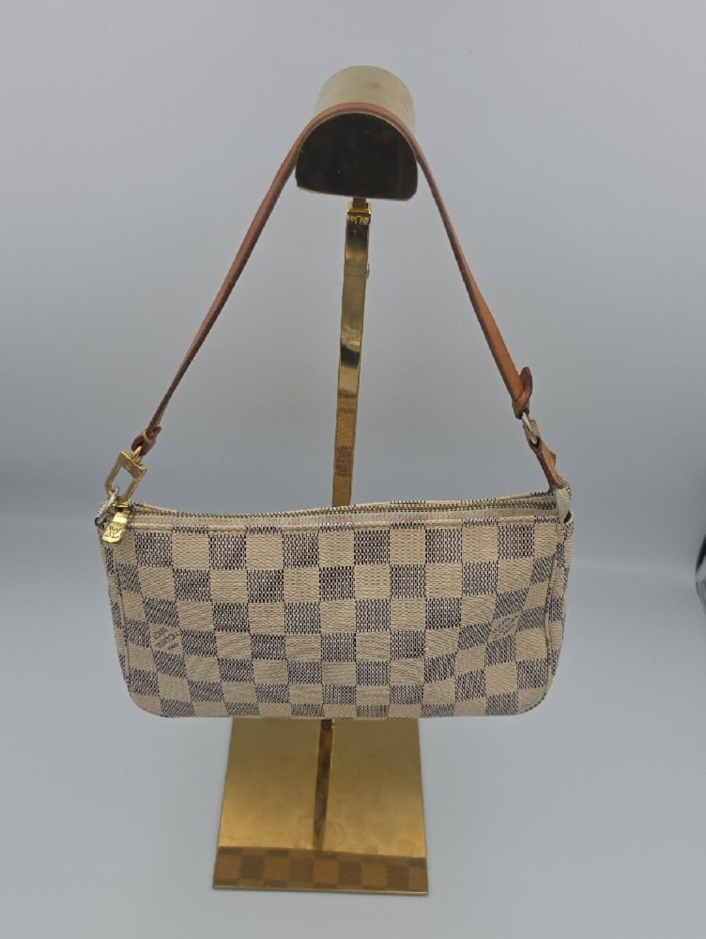 Louis Vuitton Damier Azur Small Pochette Accessoires W/ Original Strap (EUC)COA✨ - Picture 3 of 16